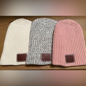 Love Your Melon Hat- Buy 2 Get 1 FREE. Pink, Cream, Black/white